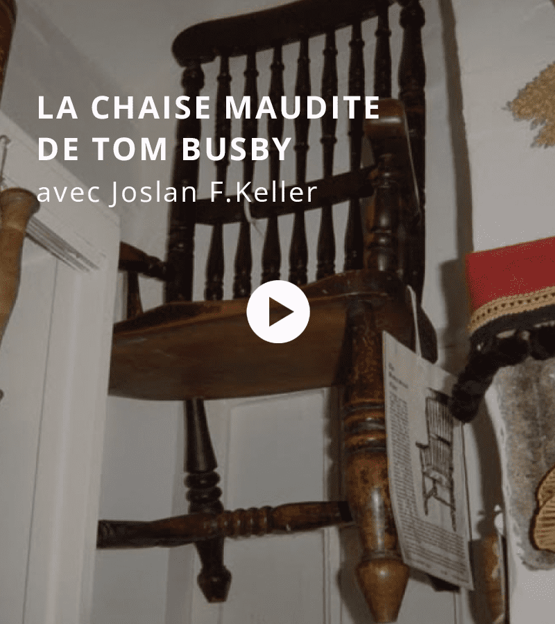 La chaise maudite de Tom Busby avec Joslan F. Keller